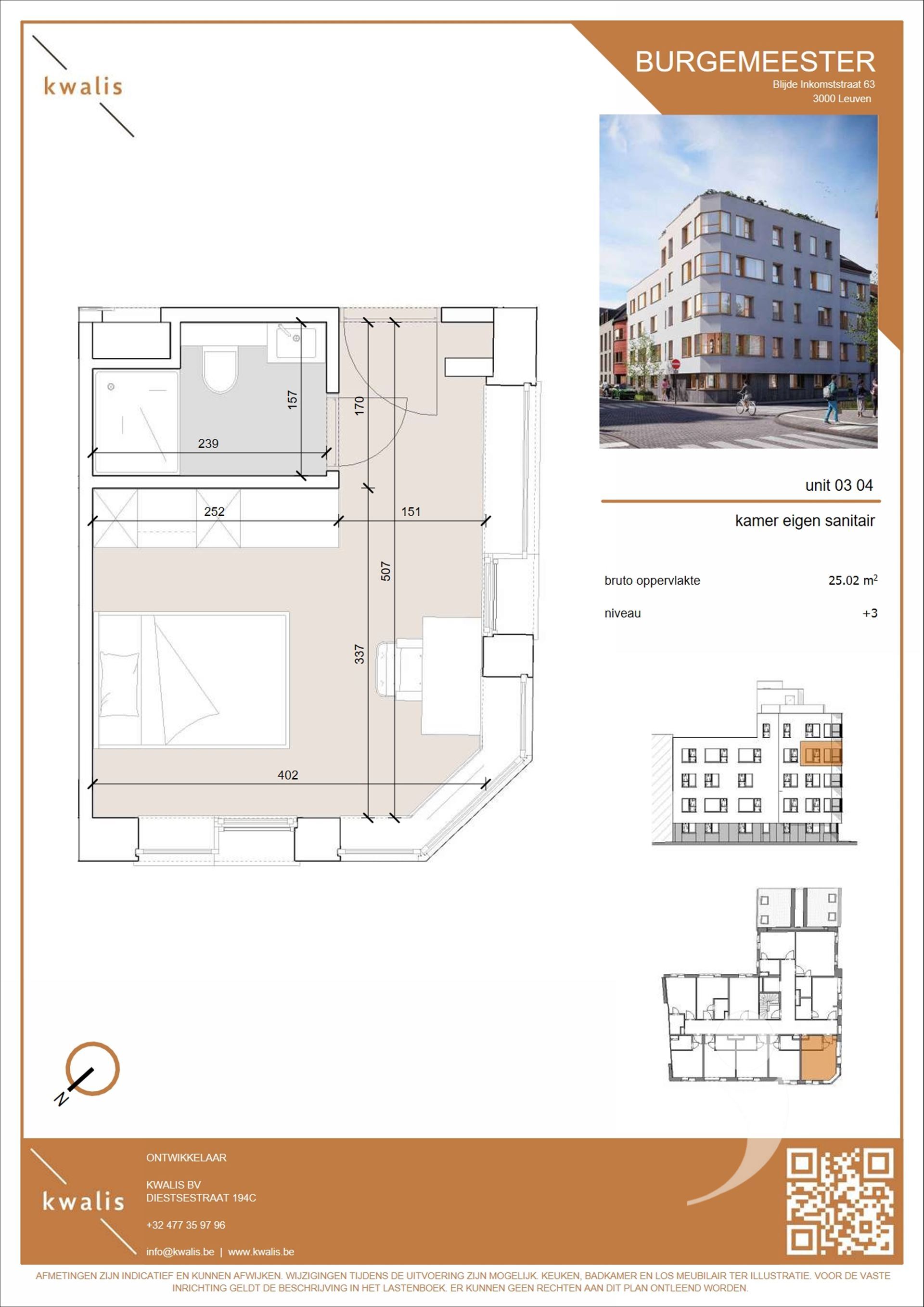 Dorm room for rent in LEUVEN