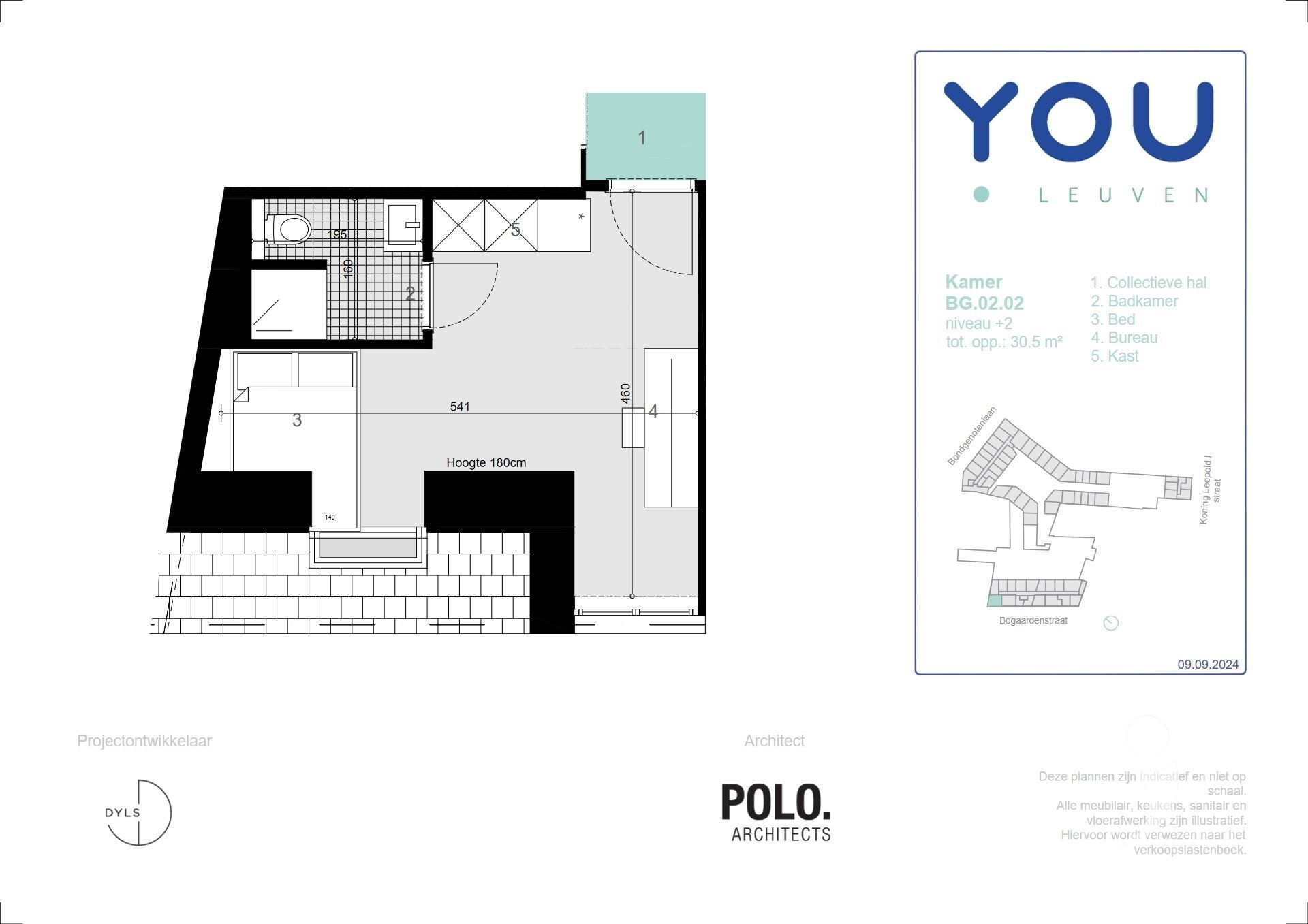 Dorm room for rent in LEUVEN