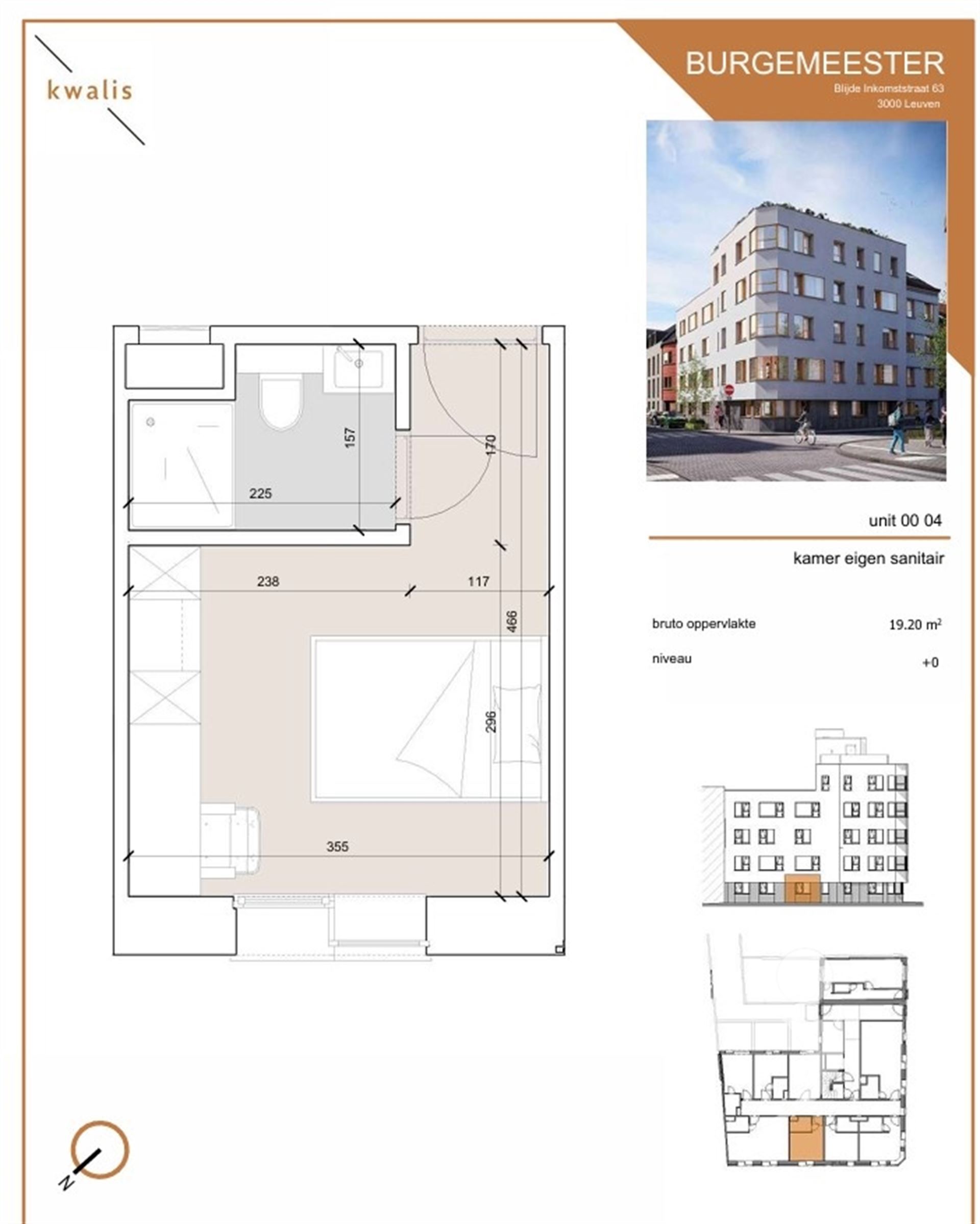 Dorm room for rent in LEUVEN