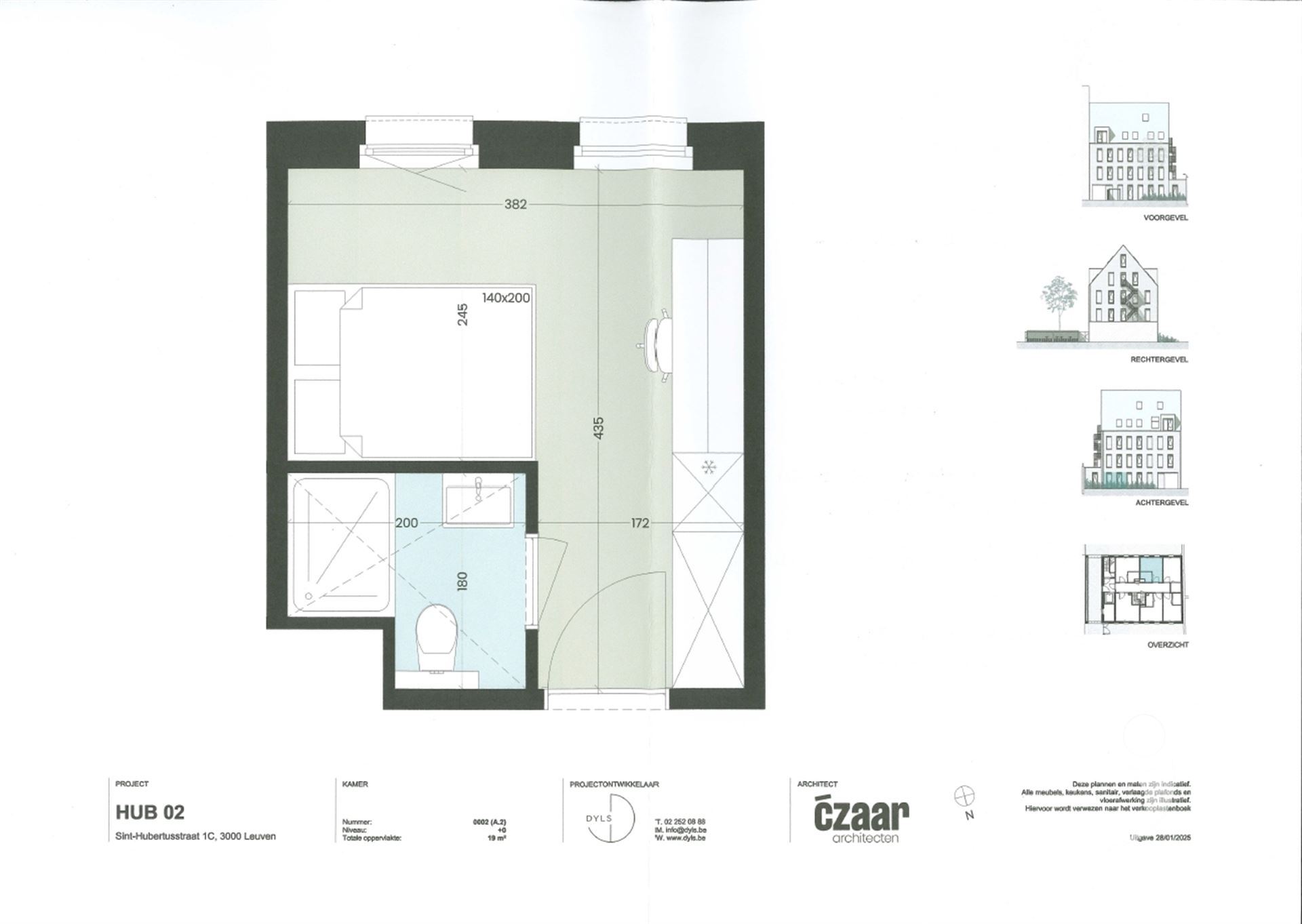 Dorm room for rent in LEUVEN