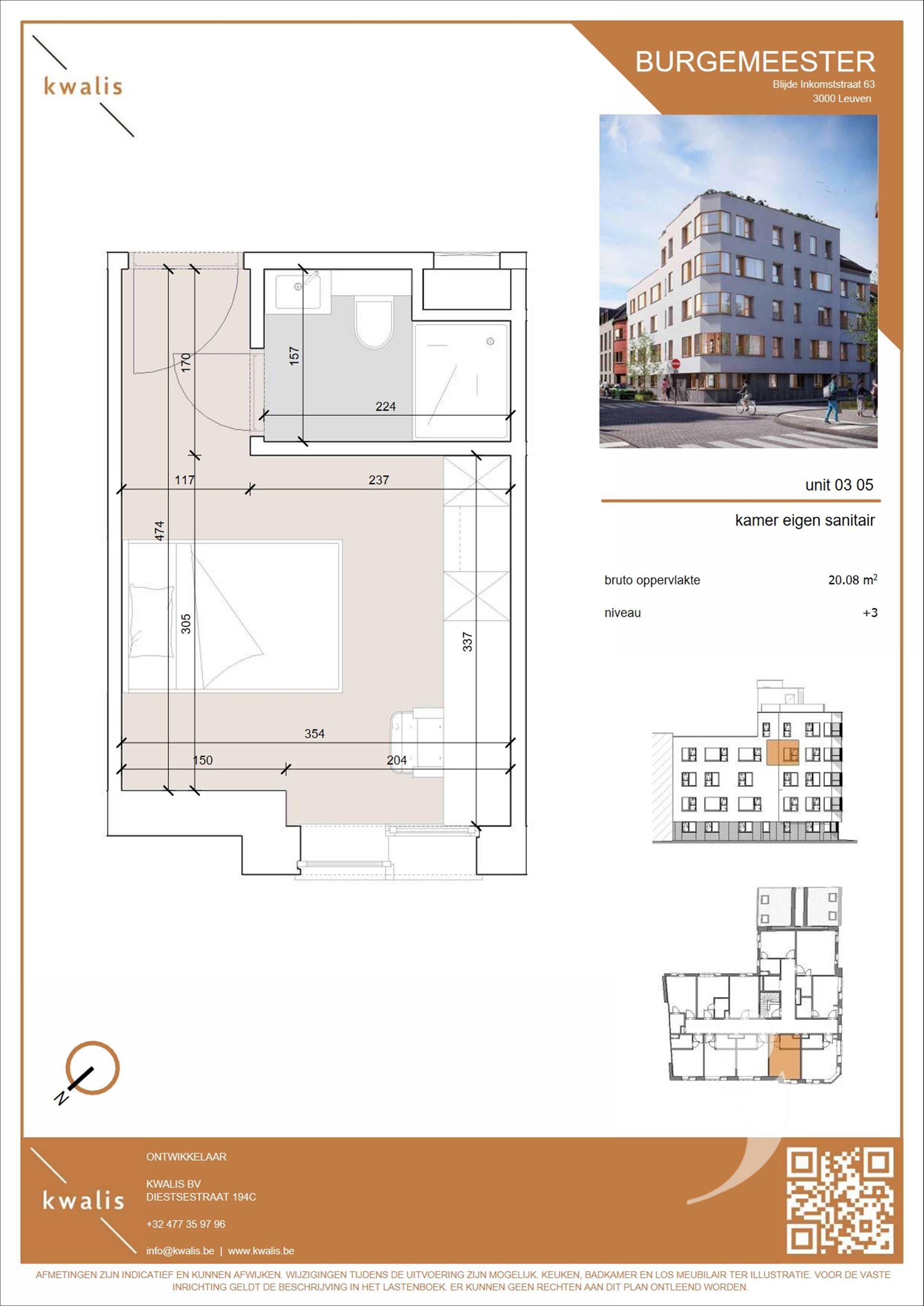 Studentenkamer te koop in LEUVEN